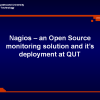 Nagios – an Open Source monitoring solution and it’s deployment at QUT